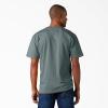 Dickies Men’s Big & Tall Heavyweight Crew Neck Short Sleeve Tee Big-Tall(Smoke Blue)