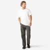 Dickies Men’s Big & Tall Heavyweight Crew Neck Short Sleeve Tee Big-Tall(White)