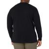 Dickies Mens Big-Tall Long-Sleeve Heavyweight Henley(Black)