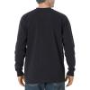 Dickies Mens Big-Tall Long-Sleeve Heavyweight Henley(Black)