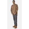Dickies Mens Big-Tall Long-Sleeve Heavyweight Henley(Brown Duck Single Dye Heather)