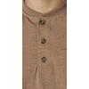 Dickies Mens Big-Tall Long-Sleeve Heavyweight Henley(Brown Duck Single Dye Heather)