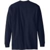 Dickies Mens Big-Tall Long-Sleeve Heavyweight Henley(Dark Navy)