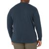 Dickies Mens Big-Tall Long-Sleeve Heavyweight Henley(Dark Navy)