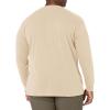 Dickies Mens Big-Tall Long-Sleeve Heavyweight Henley(Desert Sand)