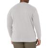 Dickies Mens Big-Tall Long-Sleeve Heavyweight Henley(Heather Gray)