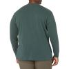 Dickies Mens Big-Tall Long-Sleeve Heavyweight Henley(Hunter Green)