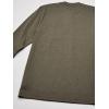 Dickies Mens Big-Tall Long-Sleeve Heavyweight Henley(Military Green Single Dye Heather)