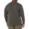 Dickies Mens Big-Tall Long-Sleeve Heavyweight Henley(White)