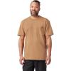 Dickies Men’s Big & Tall Heavyweight Crew Neck Short Sleeve Tee Big-Tall(Brown Duck Heather)
