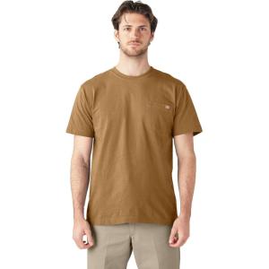 Dickies Men’s Big & Tall Heavyweight Crew Neck Short Sleeve Tee Big-Tall(Brown Duck)
