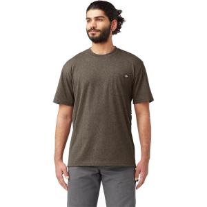 Dickies Men’s Big & Tall Heavyweight Crew Neck Short Sleeve Tee Big-Tall(Chocolate Brown)