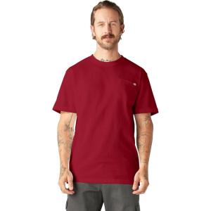 Dickies Men’s Big & Tall Heavyweight Crew Neck Short Sleeve Tee Big-Tall(English Red)
