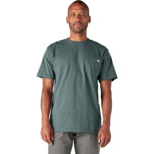 Dickies Men’s Big & Tall Heavyweight Crew Neck Short Sleeve Tee Big-Tall(Lincoln Green)