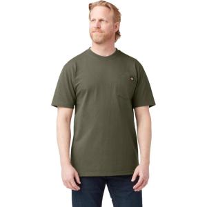 Dickies Men’s Big & Tall Heavyweight Crew Neck Short Sleeve Tee Big-Tall(Military Green)
