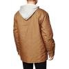Dickies Men’s Relaxed Fit Icon Hooded Quilted Shirt Jacket(Brown Duck)