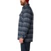 Dickies Men’s Water Repellent Fleece-Lined Flannel Shirt Jacket(Dark Navy/Dark Denim Plaid)