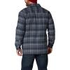 Dickies Men’s Water Repellent Fleece-Lined Flannel Shirt Jacket(Dark Navy/Dark Denim Plaid)