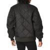 Dickies Men’s Water Resistant Diamond Quilted Nylon Jacket(Black V1)
