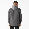 Dickies mens Fleece Hooded Duck Shirt Jacket With Hydroshield(Slate)