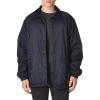 Dickies Men’s Big & Tall Snap Front Nylon Jacket(Dark Navy V1)