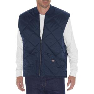 Dickies Men’s Big Diamond Quilted Nylon Vest(Dark Navy V1)