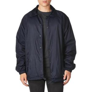 Dickies Men’s Big & Tall Snap Front Nylon Jacket(Dark Navy V1)