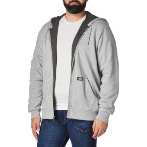 Dickies Men’s Thermal-Lined Fleece Hoodie(Ash Gray)