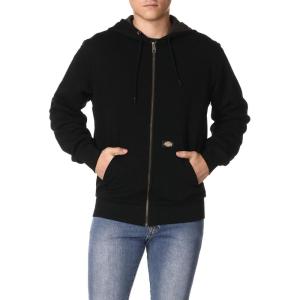 Dickies Men’s Thermal-Lined Fleece Hoodie(Black)