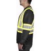 Dickies Workwear High-Visibility Long Sleeve T-shirt, 2XL Black(Black)