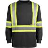 Dickies Workwear High-Visibility Long Sleeve T-shirt, 2XL Black(Black)