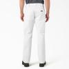 Dickies Mens Double Knee Painter’s Pants(White)