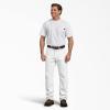 Dickies Men’s Painter’s Utility Pant Relaxed Fit(White)