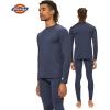 Dickies Mens Base Layer 2 Piece Performance Cold Weather Long Johns Underwear Set for Men(Performance Navy)