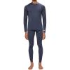 Dickies Mens Base Layer 2 Piece Performance Cold Weather Long Johns Underwear Set for Men(Performance Navy)