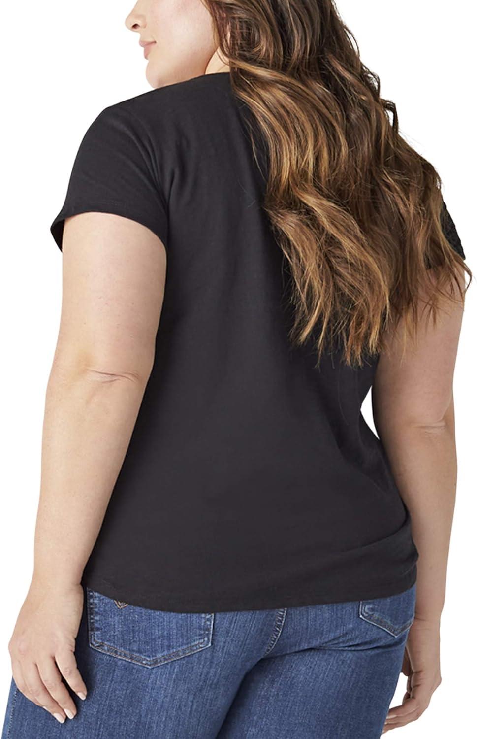 image:imageDickies Womens Plus Short Sleeve Heavyweight TShirtBlack