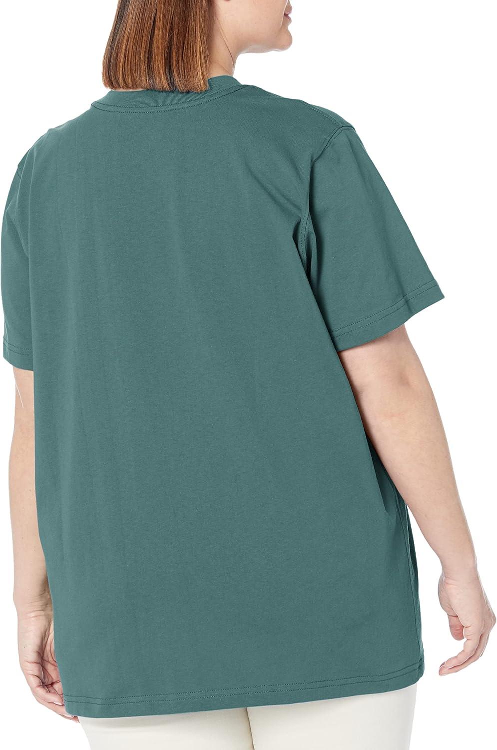 image:imageDickies Womens Plus Short Sleeve Heavyweight TShirtLincoln Green