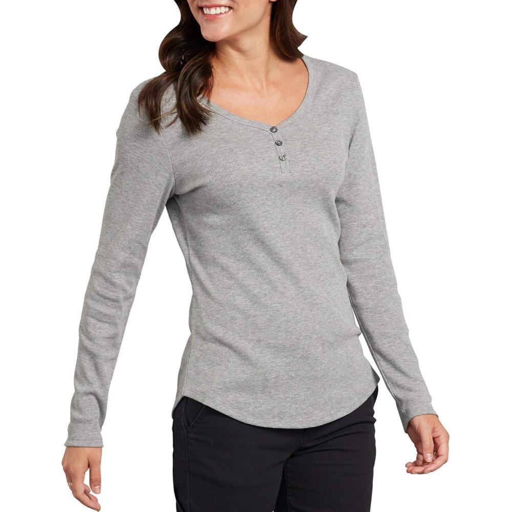 image:imageDickies Womens Long Sleeve Cotton Twill CoverallGraphite Single Dye