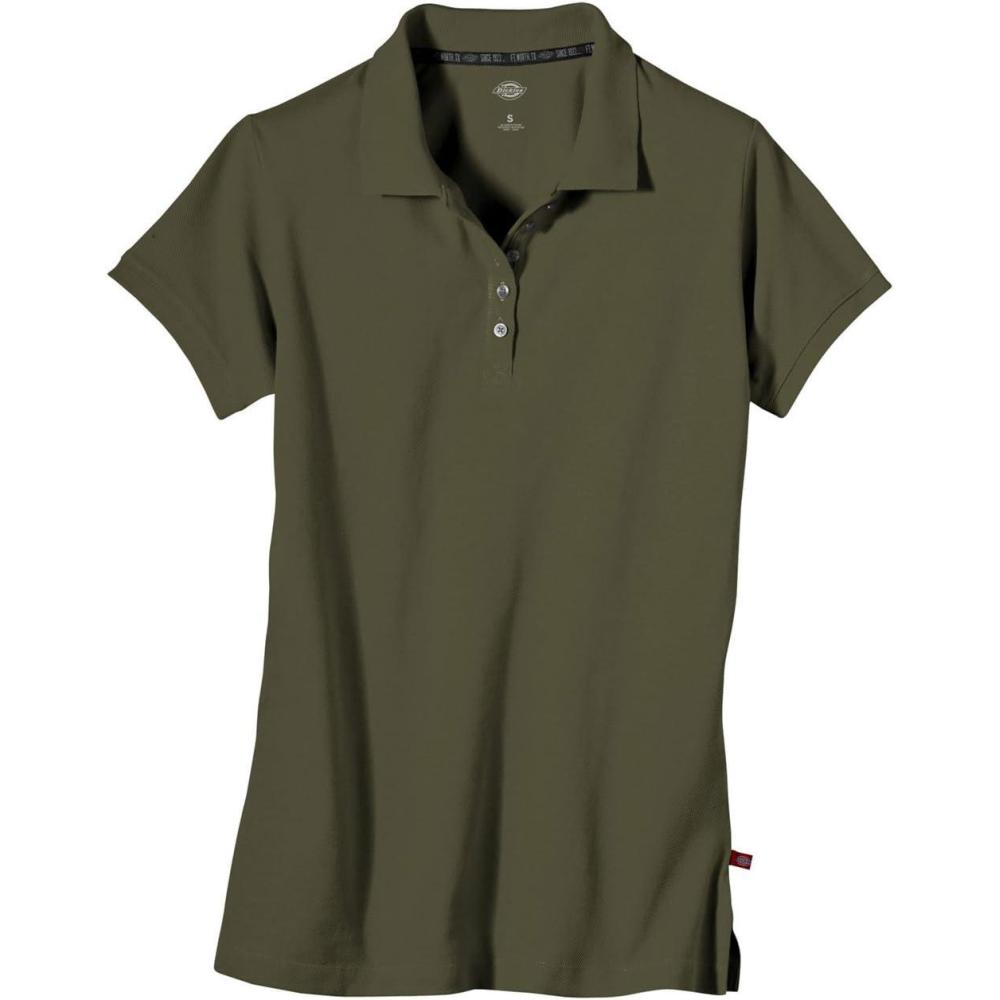 image:imageDickies Womens Pique PoloGrape Leaf Green