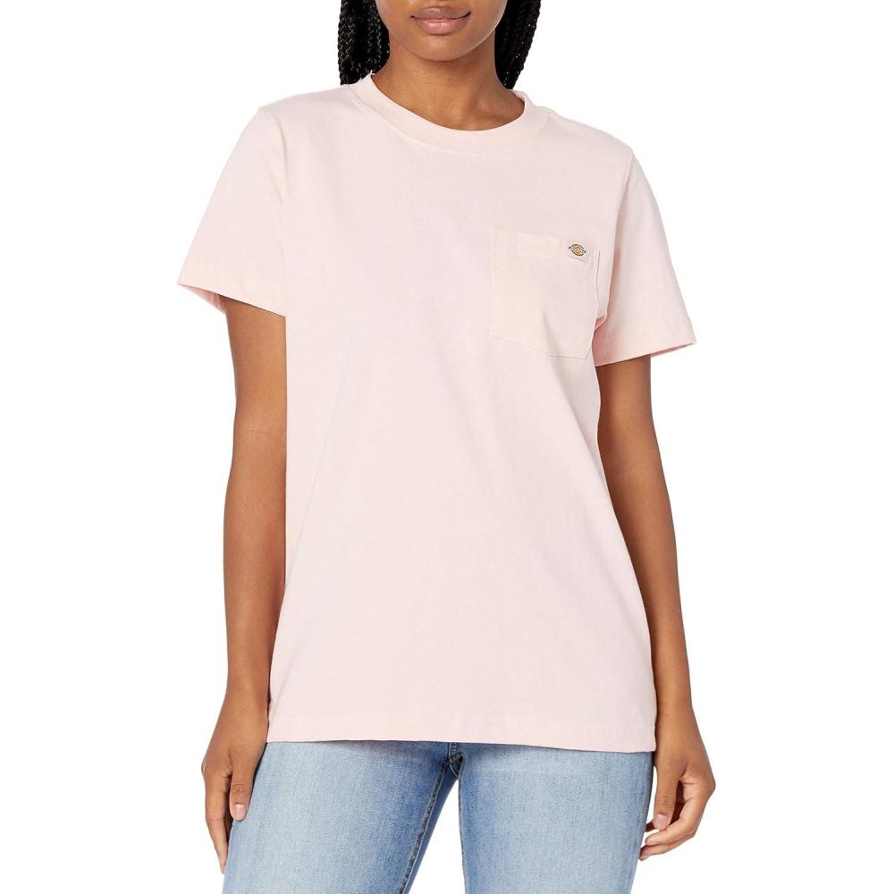 image:imageDickies Womens Short Sleeve Heavyweight Pocket TShirtLotus