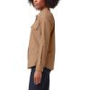 Dickies Womens Long Sleeve Roll-tab Work Shirt(Nutmeg Yarn Dye)