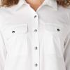 Dickies Womens Long Sleeve Roll-tab Work Shirt(White)