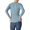 Dickies Women’s Long-Sleeve 3-Button Henley Shirt(Blue)