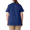 Dickies Womens Plus Short Sleeve Heavyweight T-Shirt(Blue)