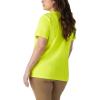 Dickies Womens Plus Short Sleeve Heavyweight T-Shirt(Bright Yellow)