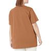 Dickies Womens Plus Short Sleeve Heavyweight T-Shirt(Brown Duck)