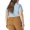 Dickies Womens Plus Short Sleeve Heavyweight T-Shirt(Dockside Blue)