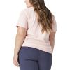 Dickies Womens Plus Short Sleeve Heavyweight T-Shirt(Lotus)
