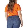 Dickies Womens Plus Short Sleeve Heavyweight T-Shirt(Orange)
