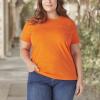 Dickies Womens Plus Short Sleeve Heavyweight T-Shirt(Orange)